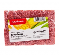 Жмых DUNAEV кукурузный Клубника 300г.