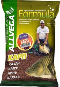фото - Прикормка ALLVEGA Formula Carp Plum 0.9кг