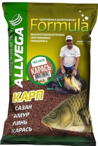 фото - Прикормка ALLVEGA Formula Carassin Garlic 0.9кг