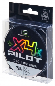 фото - Шнур плетёный Feeder Concept Pilot x4 BRAID Black 150/010