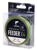 Шнур плетёный Salmo Sniper х4 FEEDER BRAID Army Green 150/016