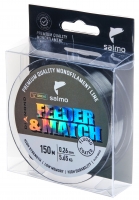 Леска монофильная Salmo Diamond FEEDER &amp; MATCH FLUORO COATED Olive Green 150/026