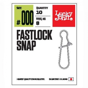 фото - Застежки LJ Fastlock Snap, размер 0000, тест 4кг, 10шт.