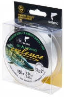 Леска монофильная Salmo Diamond EXELENCE FLUORO COATED Clear 150/030