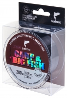 Леска монофильная Salmo Diamond CARP &amp; BIG FISH FLUORO COATED Dark Brown 200/030