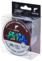 Леска монофильная Salmo Diamond CARP &amp; BIG FISH FLUORO COATED Dark Brown 200/040