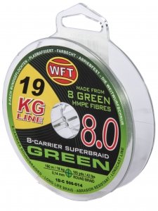 фото - Леска плетёная WFT KG x8 Green 150/014