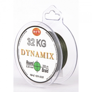 фото - Леска плетёная WFT KG ROUND DYNAMIX Green 300/035