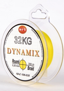фото - Леска плетёная WFT KG ROUND DYNAMIX Yellow 300/035