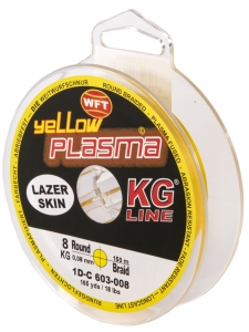 фото - Леска плетёная WFT KG PLASMA Yellow 150/008