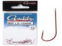 Крючки Gamakatsu LS-1040R NEW LABEL HOOKS RED разм. 16 16шт.