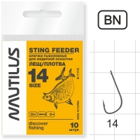 Крючок Nautilus Sting Feeder Лещ/плотва S-1119BN №14