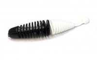 Слаги съедобные Soorex Larva 65мм Черный/Белый