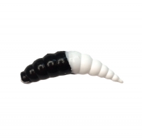 Форелевая приманка Soorex TAD (Maggot) 30мм Чёрный/Белый