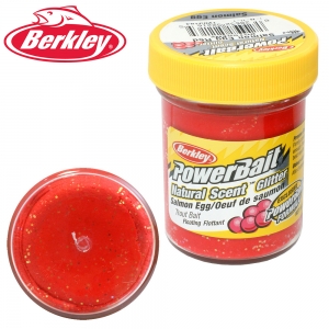 фото - Паста форелевая Berkley "Power Bait" Salmon Egg Red Glitter 50g