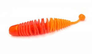 фото - Слаги съедобные Soorex Larva 65мм Красный/Оранжевый