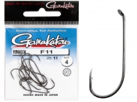 Крючки Gamakatsu F11 NEW LABEL HOOKS BLACK разм. 06 11шт.