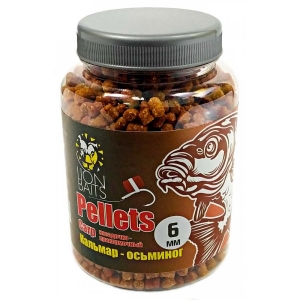 фото - Флюро пеллетс пылящий LION BAITS Кальмар-осьминог 6мм 300гр