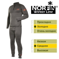 Термобельё Norfin Winter Line Gray 05 Р.xxl