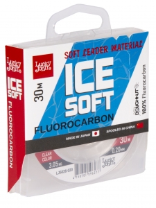 фото - Леска монофильная Lucky John ICE SOFT FLUOROCARBON 030/020