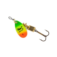 Блесна Вращающаяся MEPPS AGLIA Fluo №1 Tiger