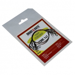 фото - Поводки стальные SMARTBAITS Стэлс 1х7, 9кг, 25см, 10шт