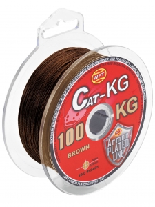 фото - Леска плетёная WFT KG CAT Brown 300/075