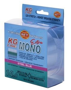 фото - Леска монофильная WFT KG MONO EXTRA Steel Blue 300/040