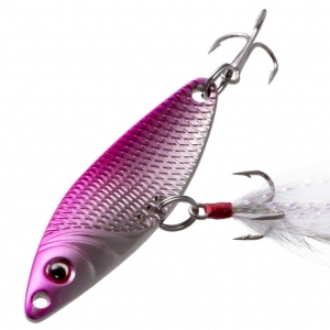 фото - Блесна Fish Image Needle 10g Pink Silver PNK S#202