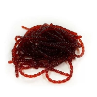 Мягкая приманка "CF" Nano worm мотыль красный
