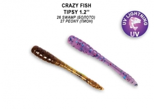 фото - Приманка CRAZY FISH Tipsy 30mm 26/27