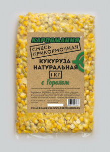 фото - Прикормочная смесь кукуруза натуральная с Горохом, 1кг