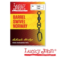 Вертлюги C Застежкой Lucky John Barrel And Norway 006 7Шт.