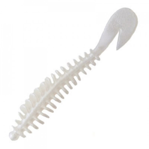 фото - Виброхвост Reins RockVibe GRUB 4in, 10.1 см, 8шт. 014 Pearl White