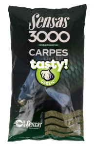 фото - Прикормка Sensas 3000 CARP TASTY Garlic 1кг