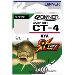 фото - Крючки OWNER Carp Taff Aya teflon №2 7шт