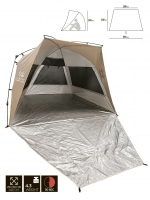 Палатка автоматическая пляжная Norfin SUMMER SILVER NF