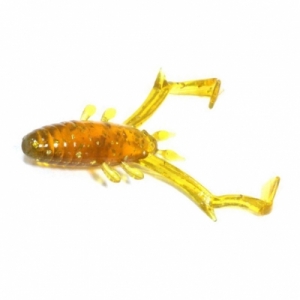 фото - Креветка Reins Delta Shrimp 2; 5.1cм, 12 шт. в упак. (Reins-DltSrmp-2-12pcs) (430-Motor Oil Gold F
