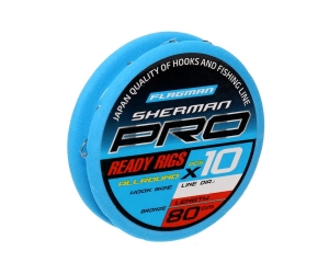 фото - Поводки готовые FLAGMAN Sherman Pro Allround Ready Rigs №10 d0,148мм 80см 10шт