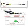 Оснастка SMARTBAITS Каролина с поводком 60гр