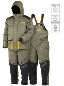 фото - Костюм рыболовный зимний Norfin ARCTIC 4 +, мембрана, цвет зеленый, размер M (48-50)
