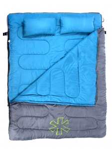 фото - Мешок-одеяло спальный Norfin ALPINE COMFORT DOUBLE 250