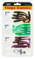 Виброхвосты съедоб. искусст. LJ Pro Series TIOGA 2.9in (07.40)/MIX3/085/S13/T50 Набор 18шт.