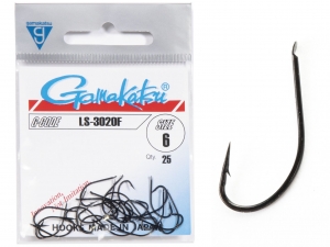 фото - Крючки Gamakatsu LS-3020F HOOKS BLACK разм. 10 25шт.
