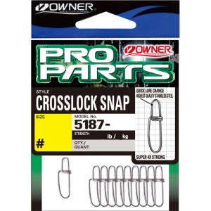 фото - Застежки OWNER Cross Lock Snap №0 10шт