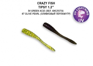 фото - Приманка CRAZY FISH Tipsy 30mm 54/67