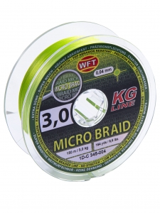 фото - Леска плетёная WFT KG MICRO BRAID Chartreuse 150/0040