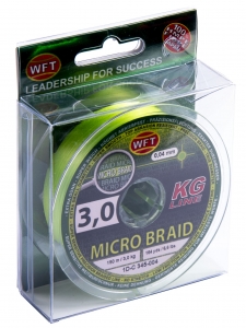 фото - Леска плетёная WFT KG MICRO BRAID Chartreuse 150/0060