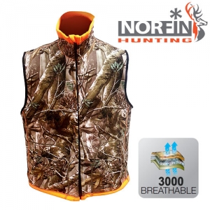 фото - Жилет Флис. Norfin Hunting Reversable Vest Passion/orange 01 Р.s