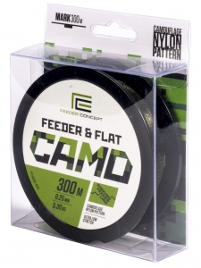 фото - Леска монофильная Feeder Concept FEEDER &amp; FLAT Camo 300/025